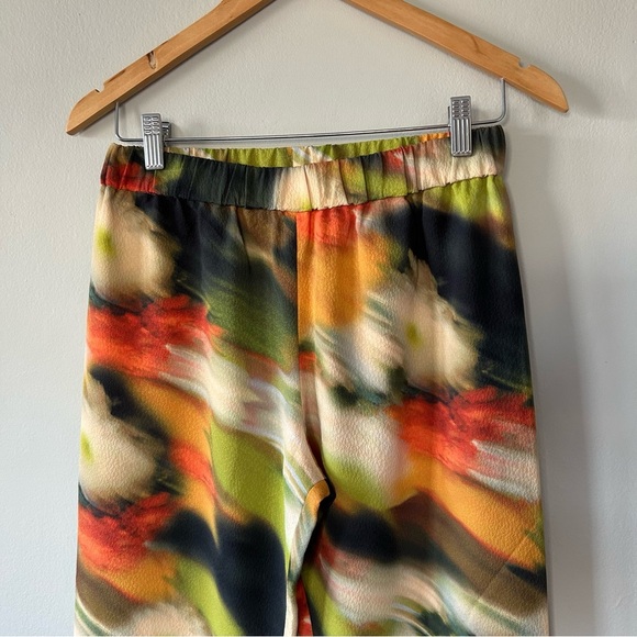 Stine Goya Marc Abstract Floral Straight Leg Pants in Flowers Size XS NWOT - Picture 5 of 10